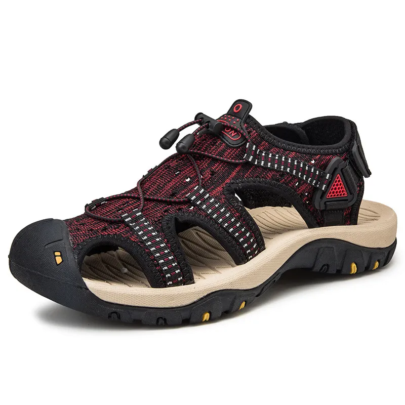 BLWOENS - Sandalias Hombre - Rojo