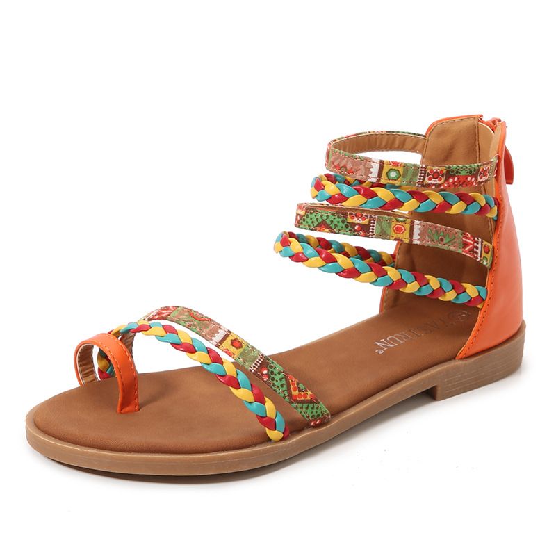 BLWOENS - Sandalias Mujer - Naranja