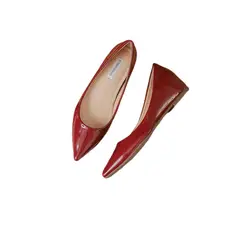 BLWOENS - Zapatos planos para mujeres - Rojo