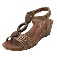 BLWOENS - Sandalias Mujer - Café
