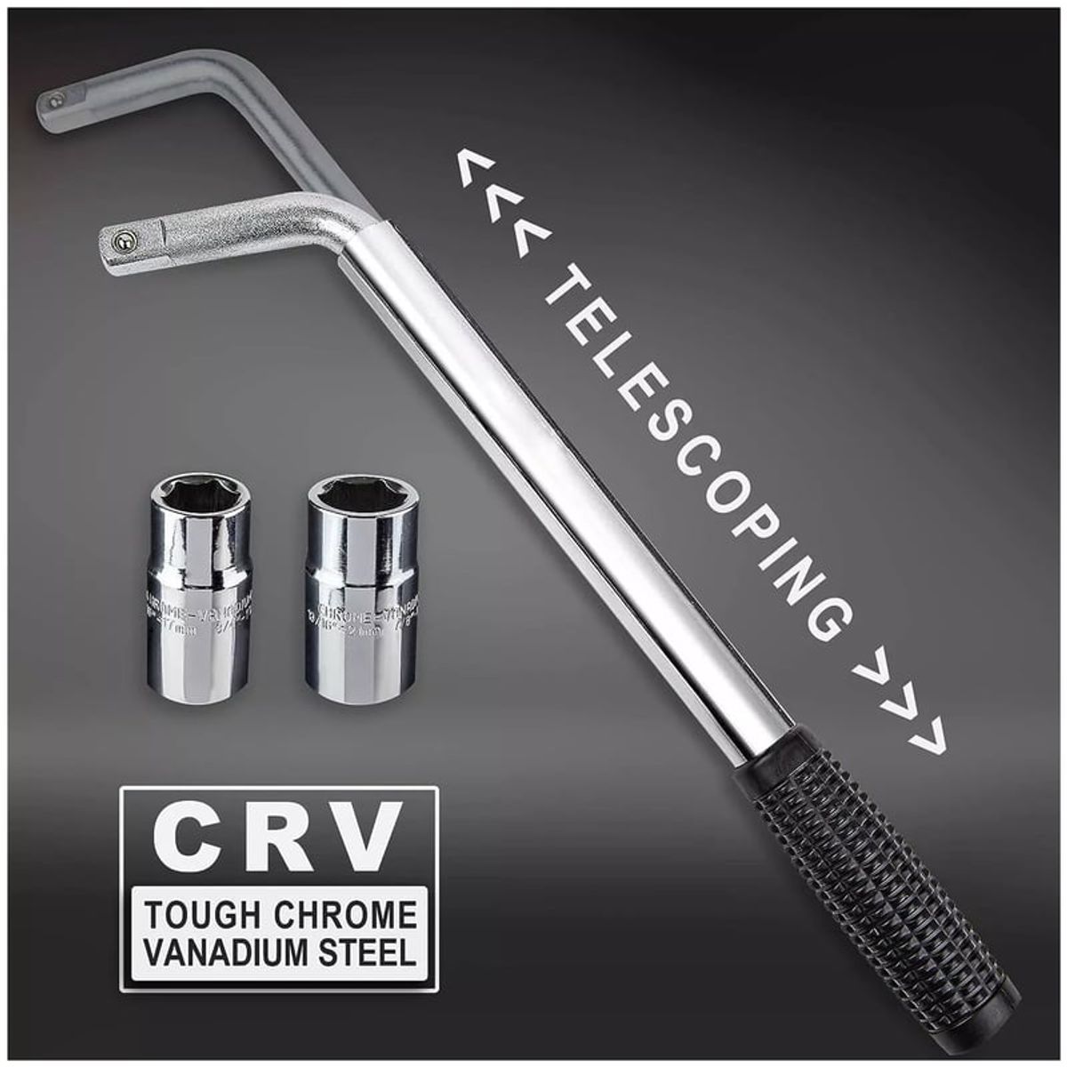 GENERICO - Llave De Rueda Con Barrote Universal Llantas 17-19 21-23mm