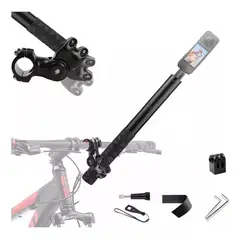 KUANGYE - Soporte Camara Manillar Moto Bicicleta Para Insta360 Gopro