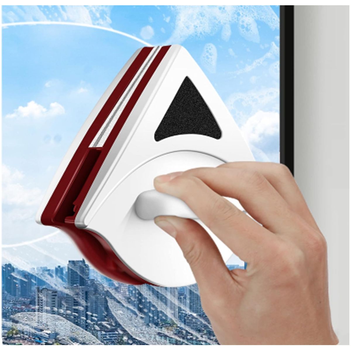 KUANGYE - Limpia Cristales Magnético Para Ventanas De 15-24 mm