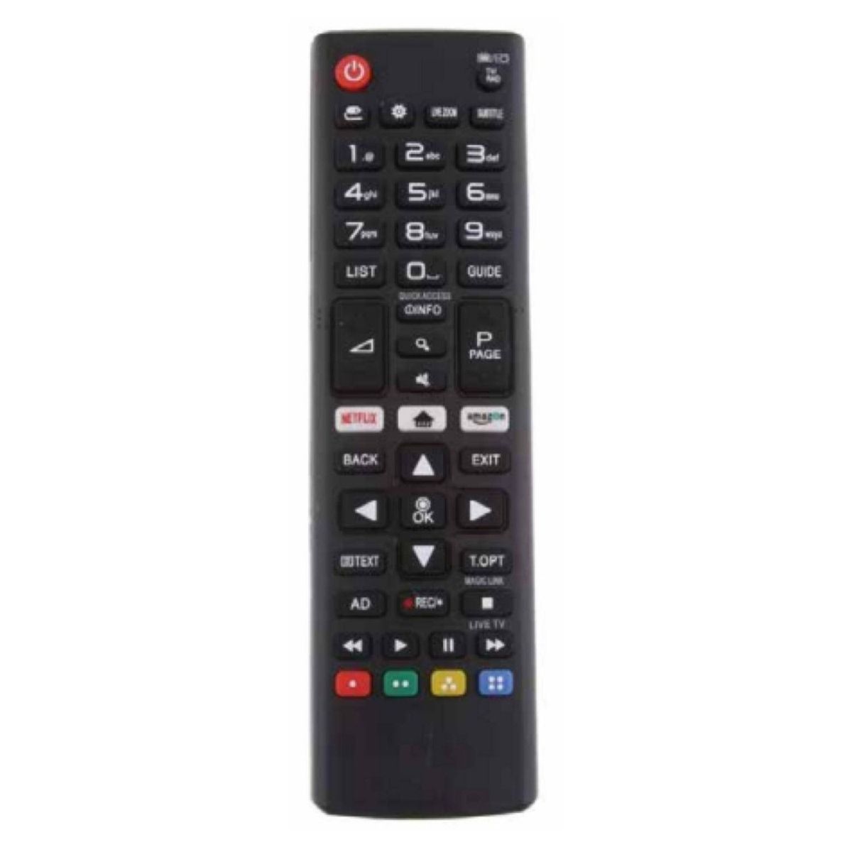 OEM - CONTROL REMOTO UNIVERSAL PARA TV LG NEGRO