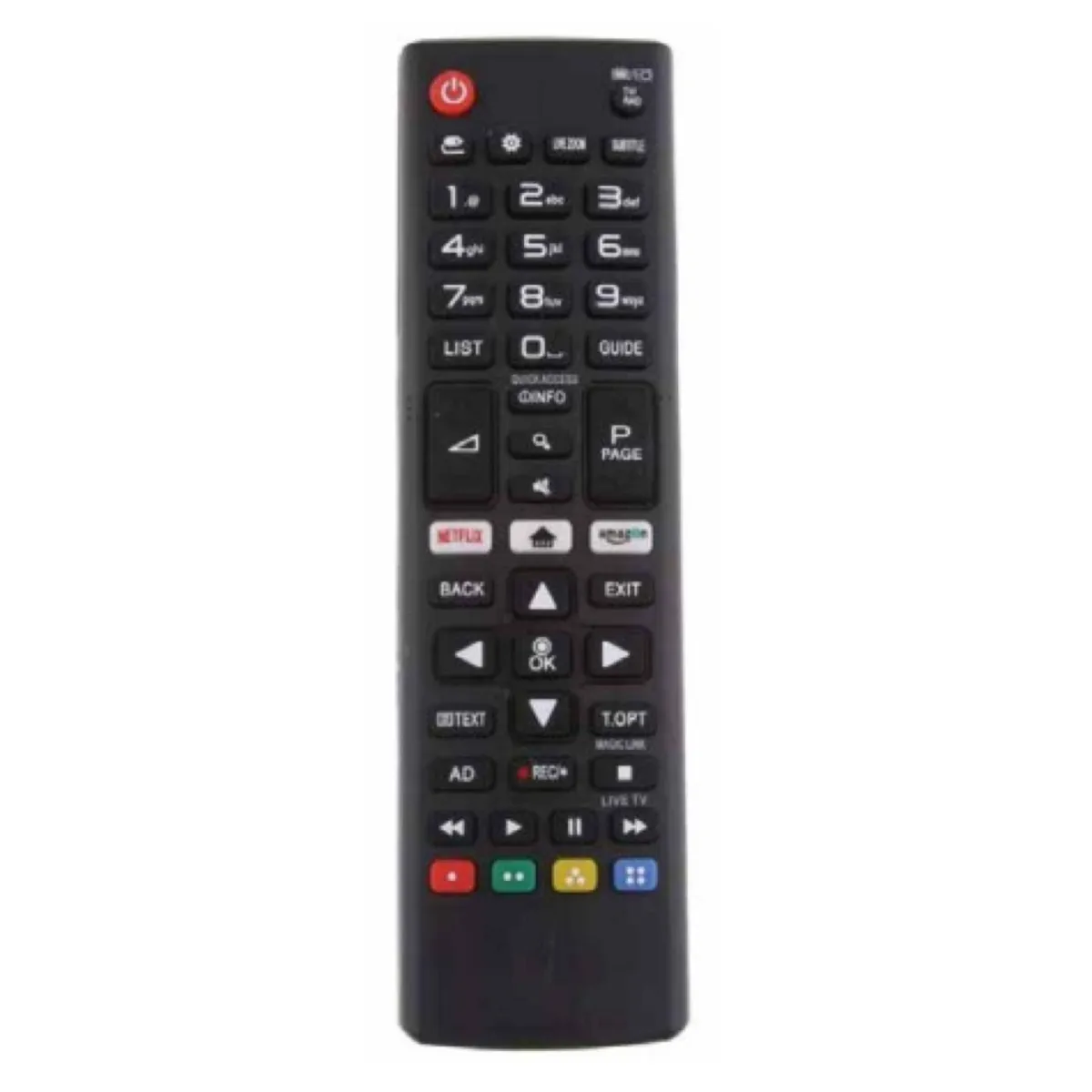 OEM - CONTROL REMOTO UNIVERSAL PARA TV LG NEGRO