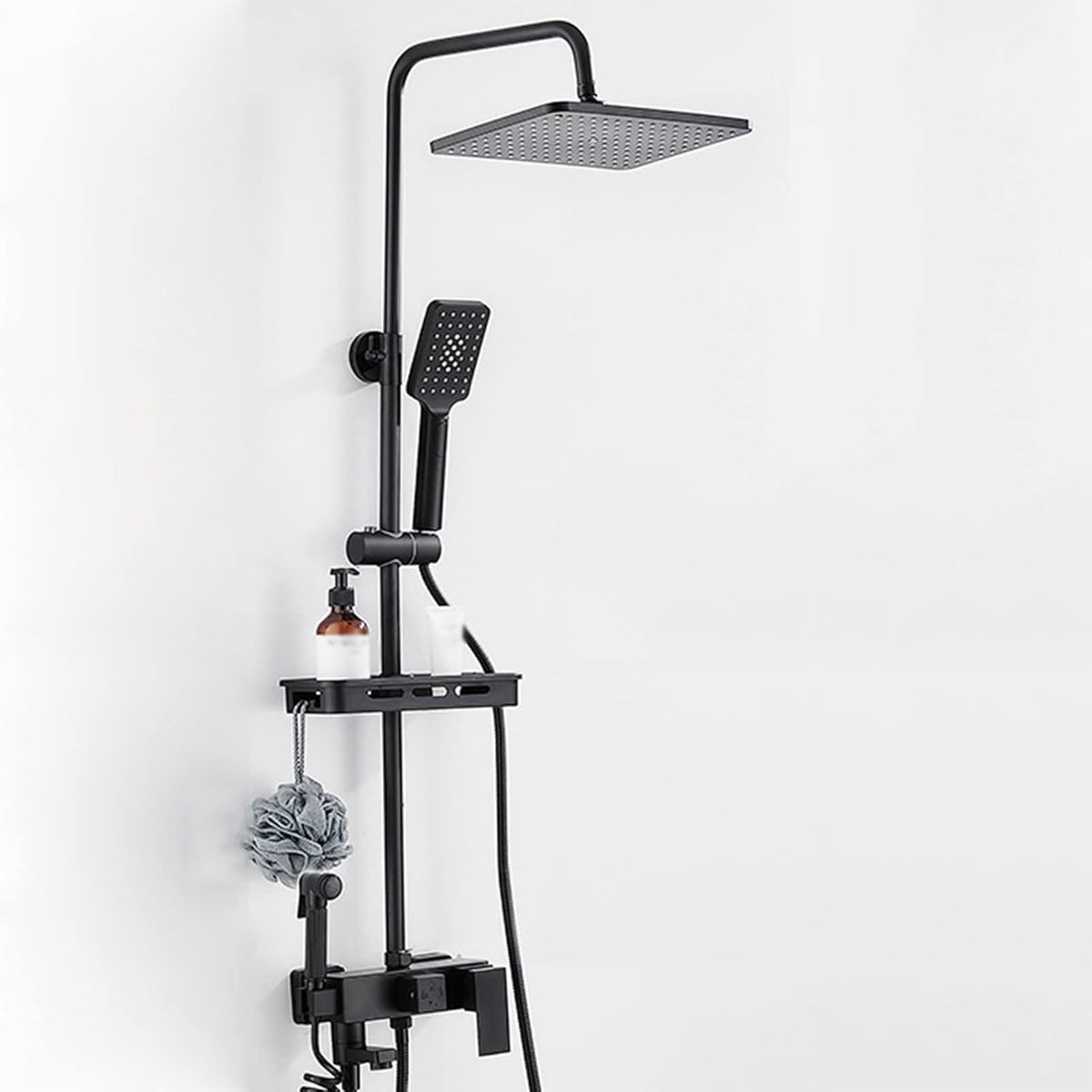 BLUEDREAMER - Juego de grifos de ducha Sistema de ducha de lluvia Booster