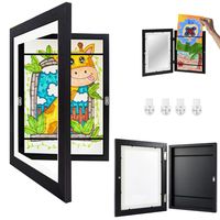 Marco De Arte Niños Para Dibujos Apertura Frontal 33×24cm