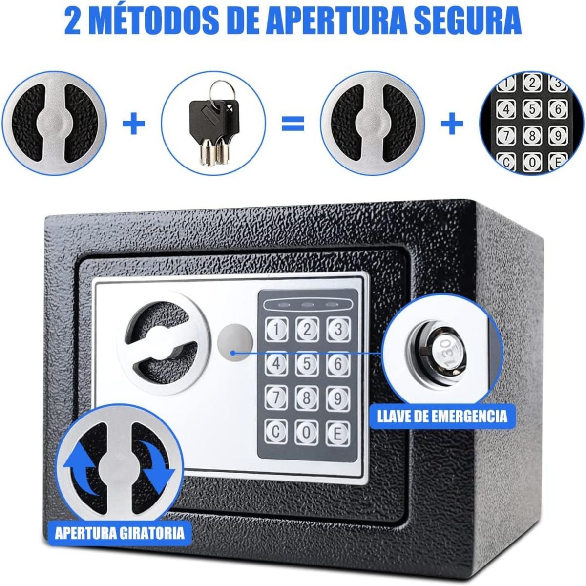 MOVI - Caja Fuerte De Seguridad Digital 23x17x17