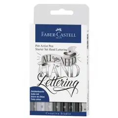 FABER-CASTELL - Set Marcadores Pitt Artist Pen Faber Castell Hand Lettering