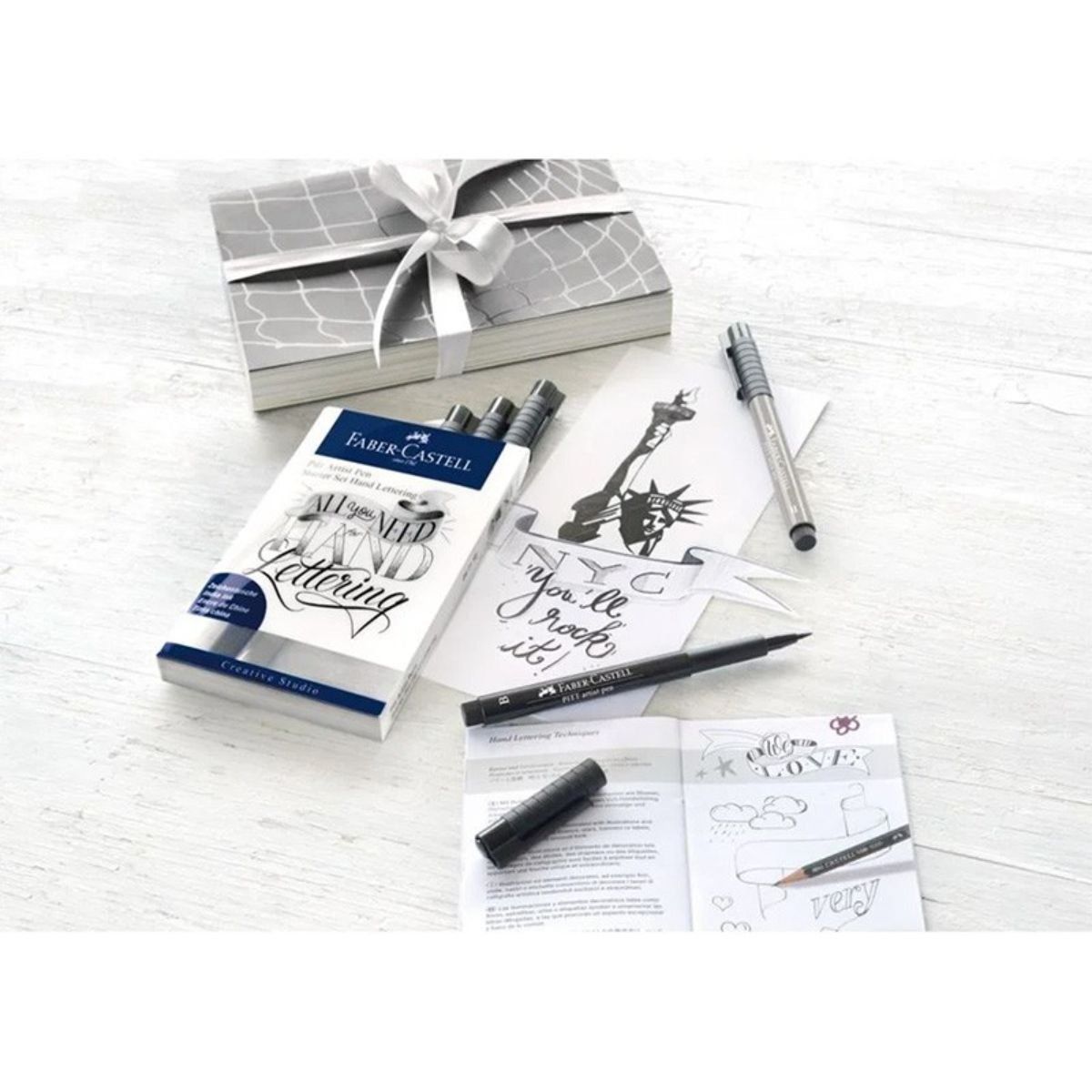 FABER-CASTELL - Set Marcadores Pitt Artist Pen Faber Castell Hand Lettering