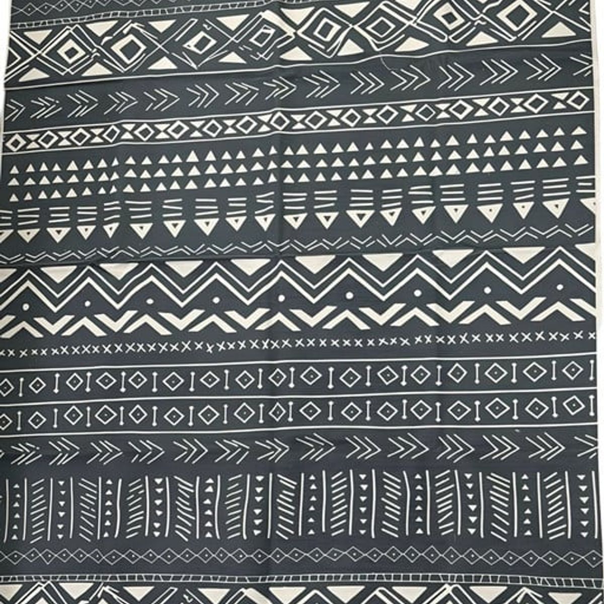 GENERICO - ALFOMBRA DECORATIVA DE LINO 160 X 200 ELEGANTES CON FLECOS