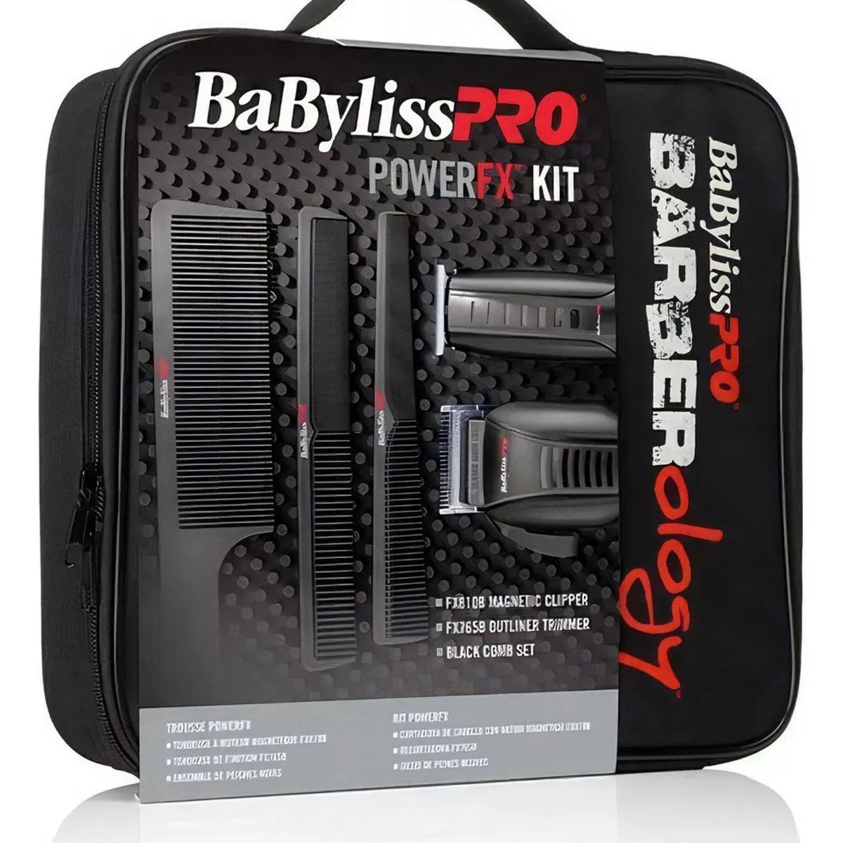 BABYLISS PRO - Máquinas Babyliss Kit Clipper Trimmer Power BCBKUZ