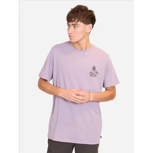 RUSTY - Polera Manga Corta Bruxarias Morado Hombre - Morado