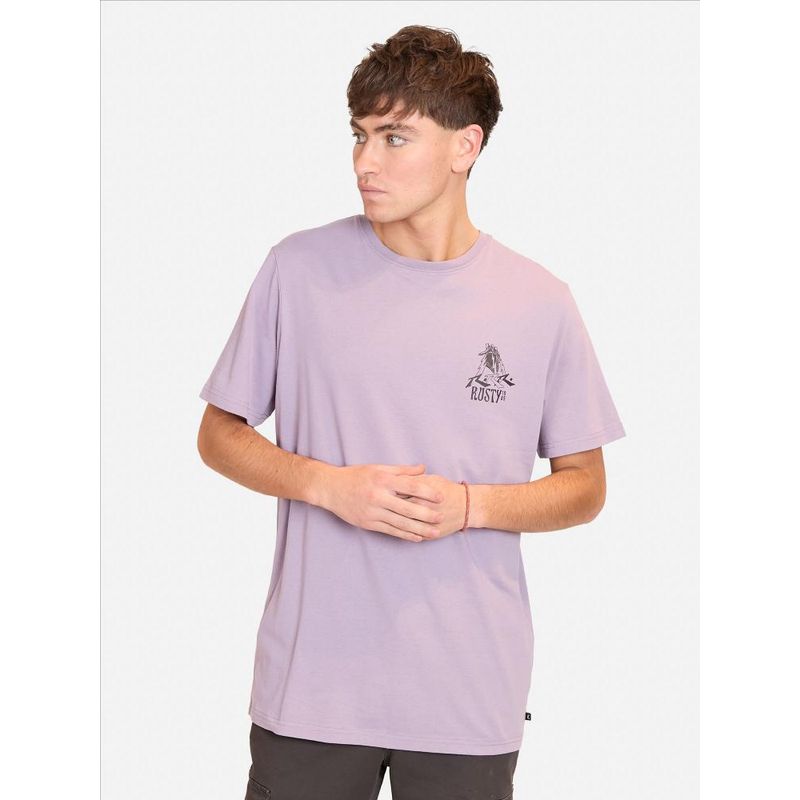 RUSTY - Polera Manga Corta Bruxarias Morado Hombre Rusty - Morado