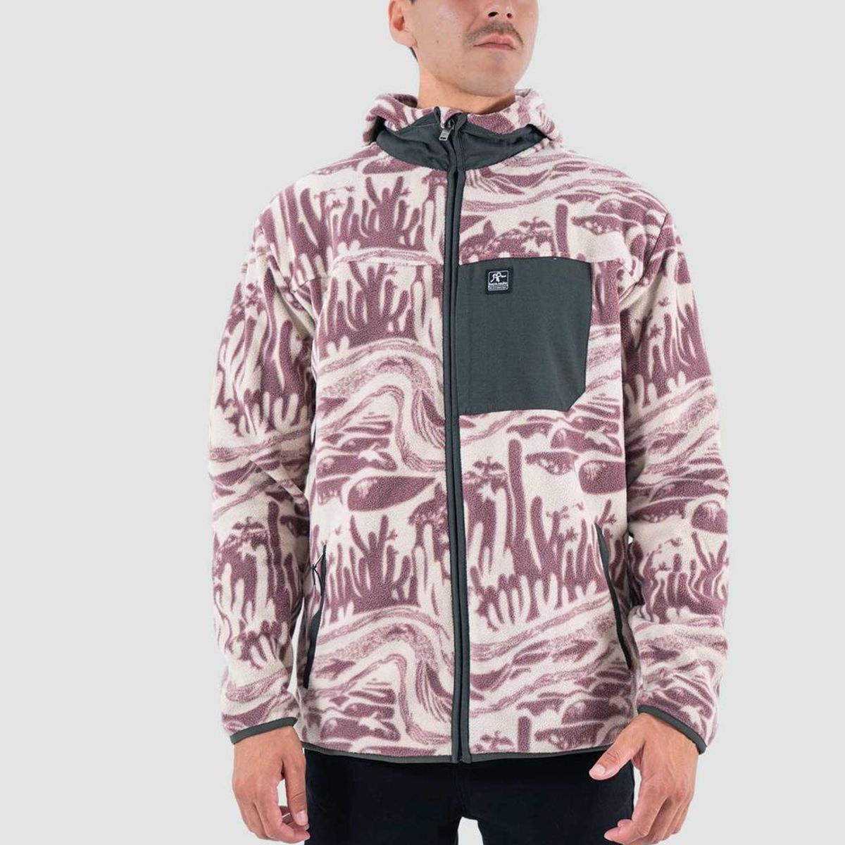 KAYA UNITE - Polar Hombre Hood Morro Rosa