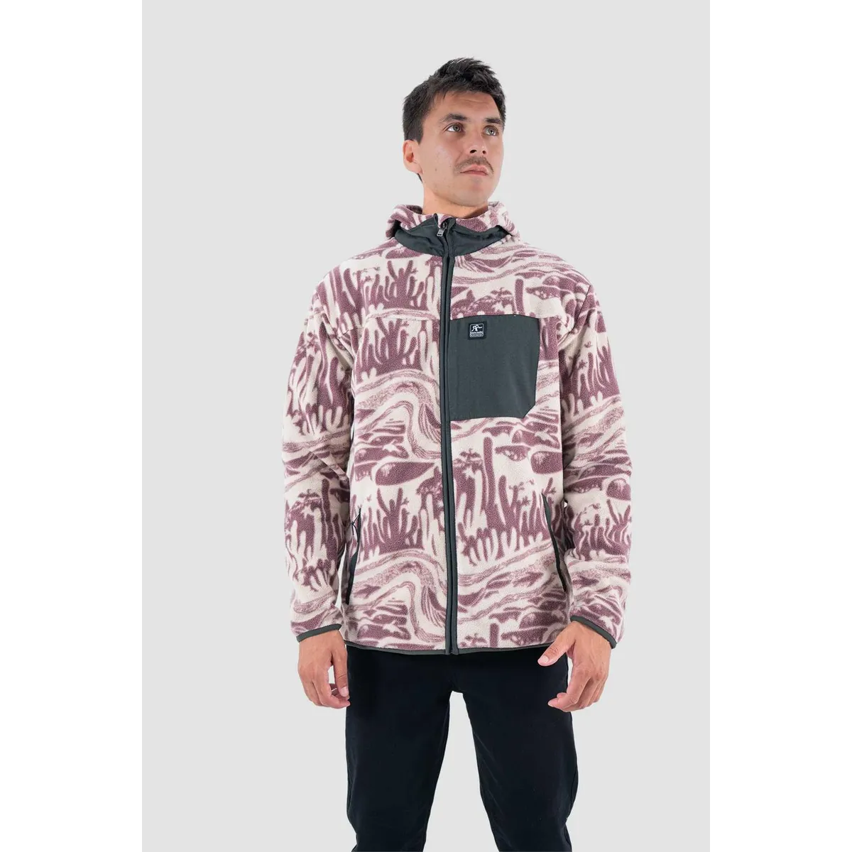 KAYA UNITE - Polar Hombre Hood Morro Rosa