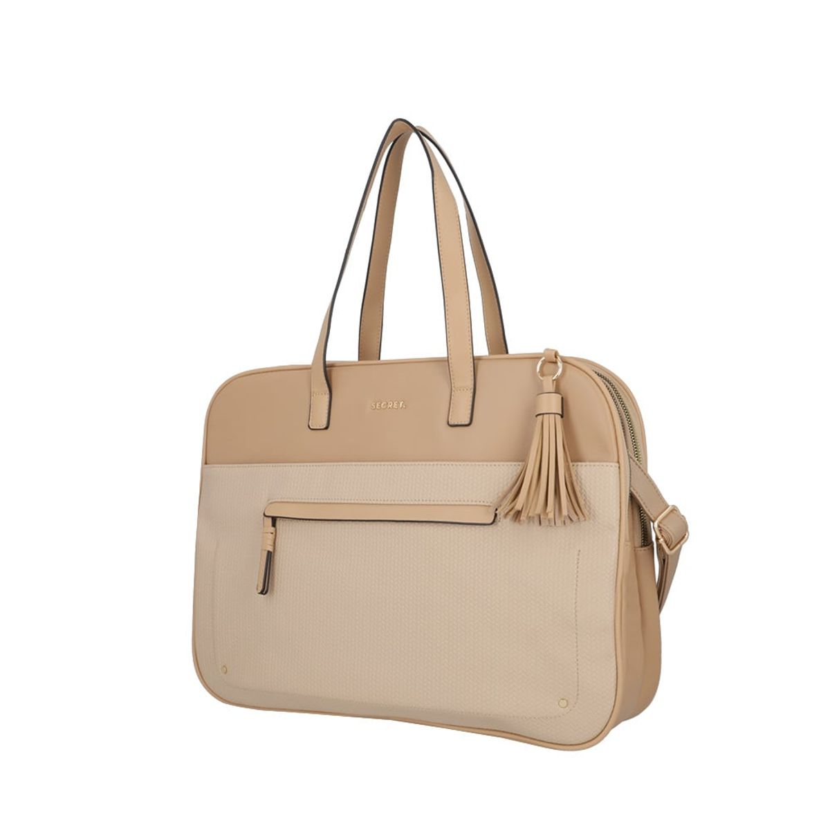 SECRET - Cartera Notebook Secret Akraness FW25 14" Tostado