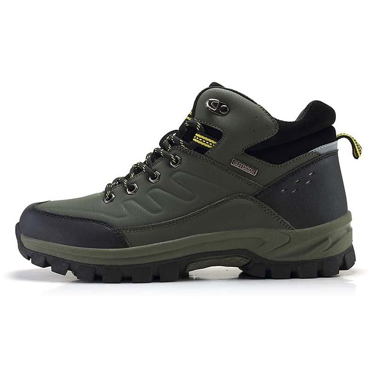 Zapatillas botin de hombre trekking temico invierno Negro