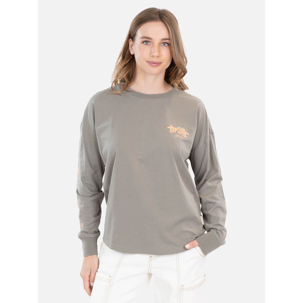 RIP CURL - Polera ML Query Verde Mujer Rip Curl - Verde