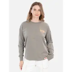 RIP CURL - Polera ML Query Verde Mujer - Verde