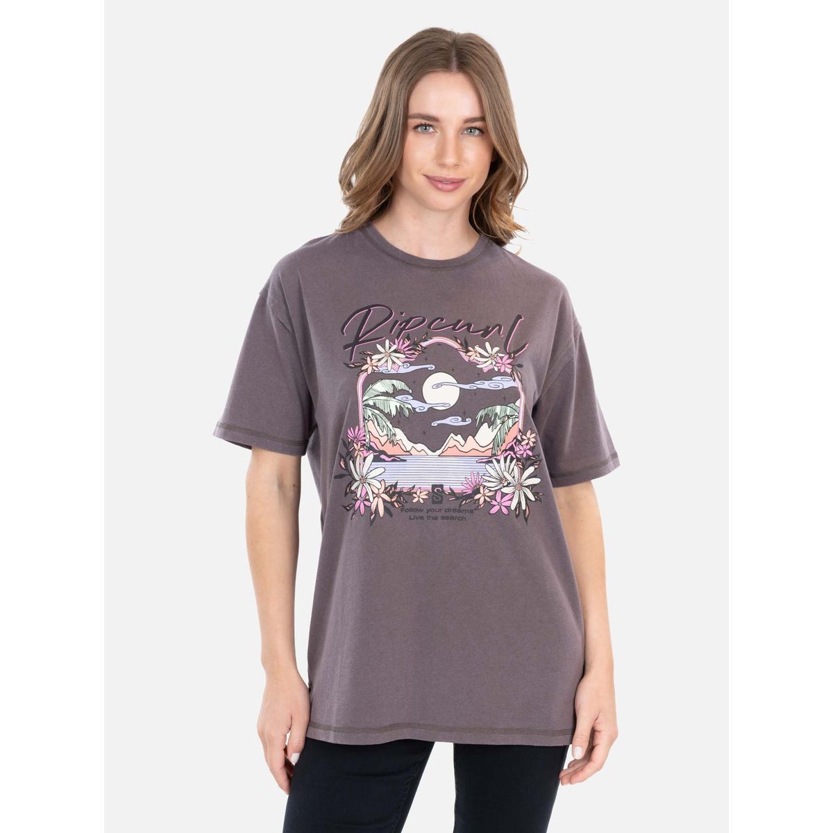 RIP CURL - Polera MC Tíay Café Mujer Rip Curl - Café