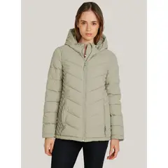 TOMMY HILFIGER - Parka Packable Solid Acolchada Con Gorro Multicolor