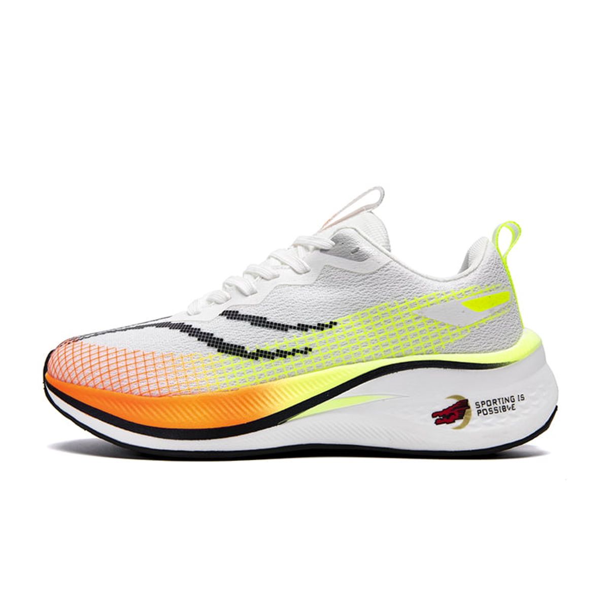 SHANDIAN - Zapatillas Running Hombre Naranja