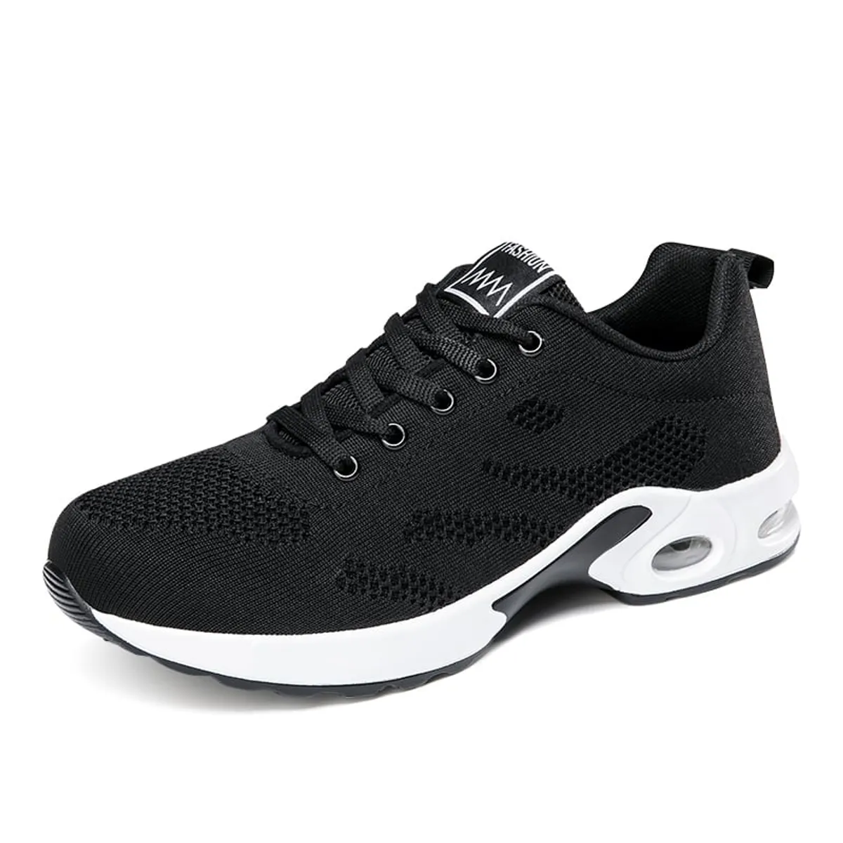 SHANDIAN - Zapatillas Plataforma Aire Mujer Negro