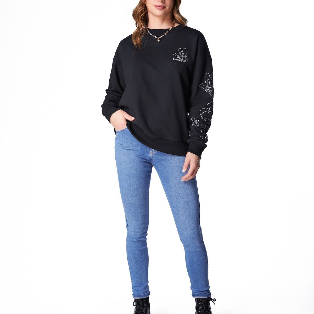 EFESIS - JEANS ADELE SKINNY - Azul