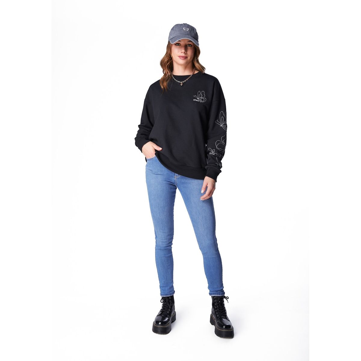 EFESIS - JEANS ADELE SKINNY - Azul