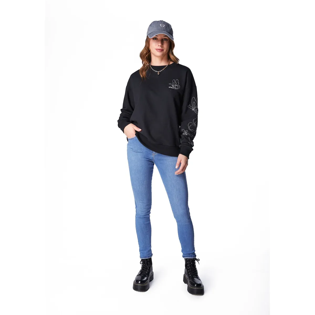 EFESIS - JEANS ADELE SKINNY - Azul