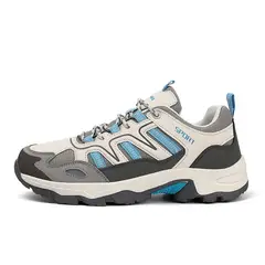 SHANDIAN - Zapatillas Outdoor Deportivos Hombre Azul