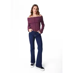 EFESIS - JEANS MIRÓ FLARE TIRO BAJO AZUL - Azul