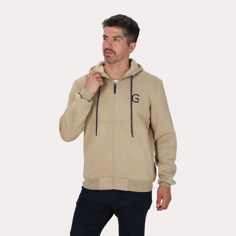GANGSTER - Poleron Full Zipper Fleece Outpost Cafe Gangster