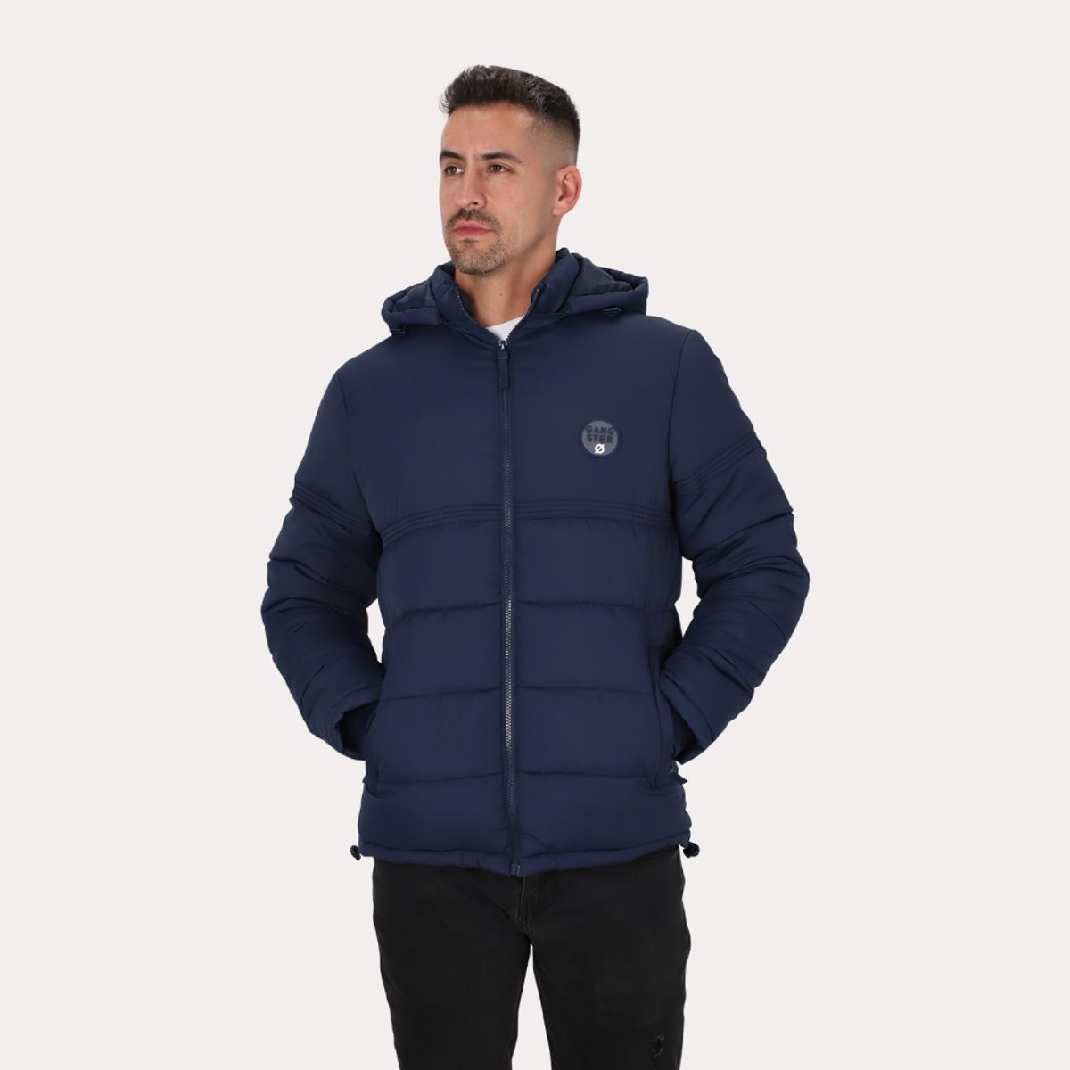 GANGSTER - Parka Bano Azul Marino Gangster