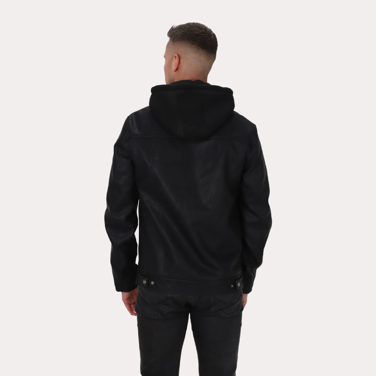 GANGSTER - Chaqueta Pu Ravell Negro Gangster