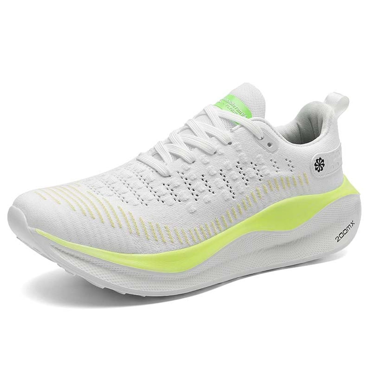 SHANDIAN - Zapatillas Running Hombre Blanco