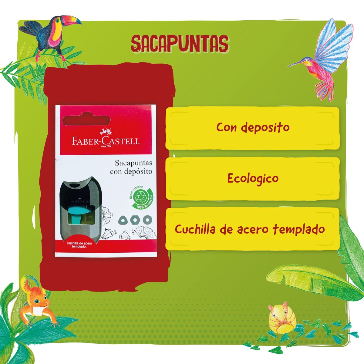FABER-CASTELL - Sacapunta Deposito Faber-Castell 060100