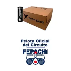 DROP SHOT - CAJA DE PELOTAS DE PÁDEL TOURNAMENT
