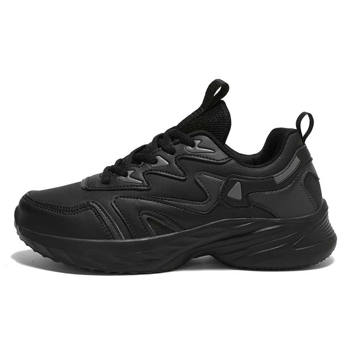 SHANDIAN - Zapatillas Plataforma Mujer Negro