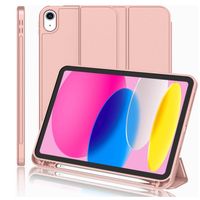 Carcasa Smart Cover Ranura Para iPad A16 11th 2025 Rosado