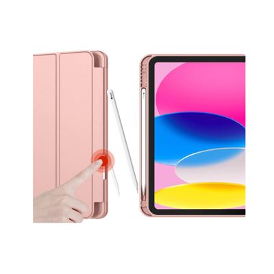 Imagen 2 del producto Carcasa Smart Cover Ranura Para iPad A16 11th 2025 Rosado