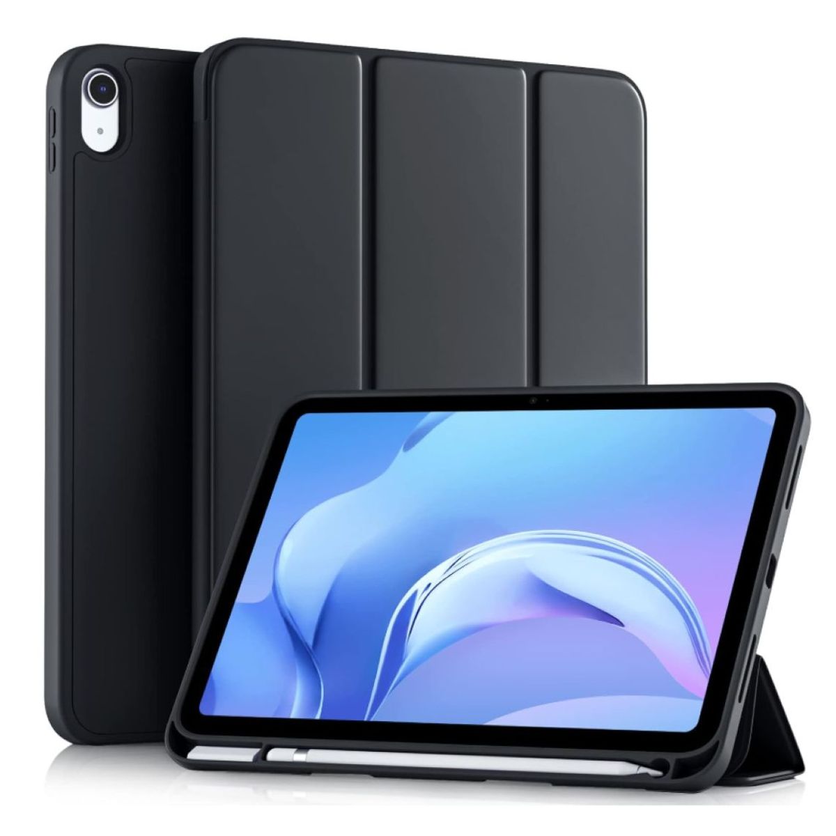 GENERICO - Carcasa Smart Cover Ranura Para iPad 10ma 10.9 Negro