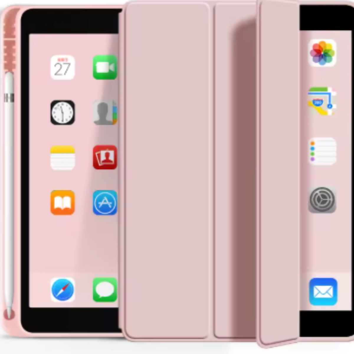 GENERICO - Carcasa Smart Cover Ranura Para iPad 10ma 10.9 Rosado