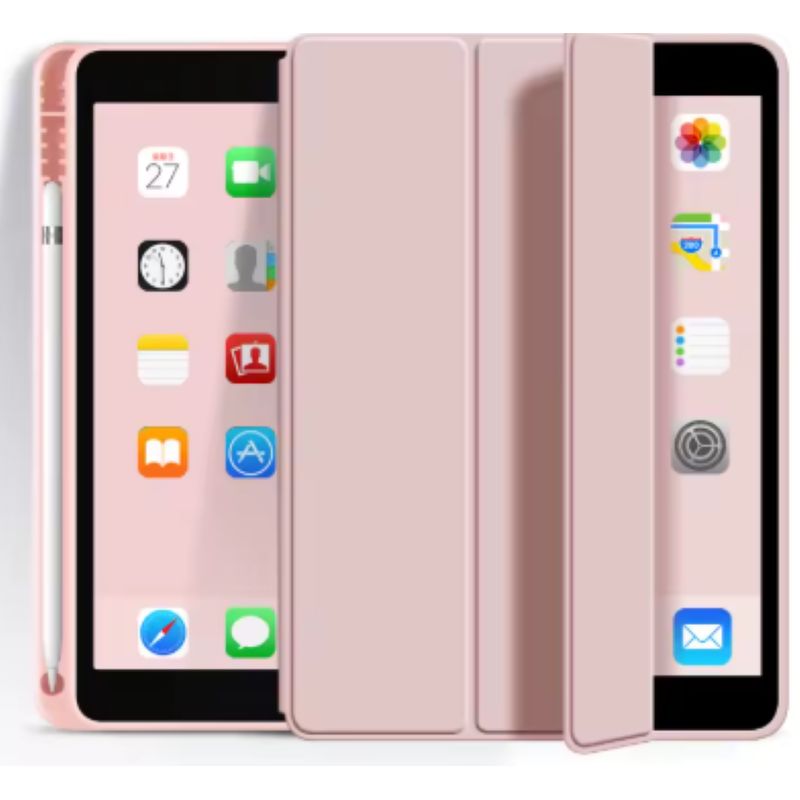 GENERICO - Carcasa Smart Cover Ranura Para iPad 10ma 10.9 Rosado