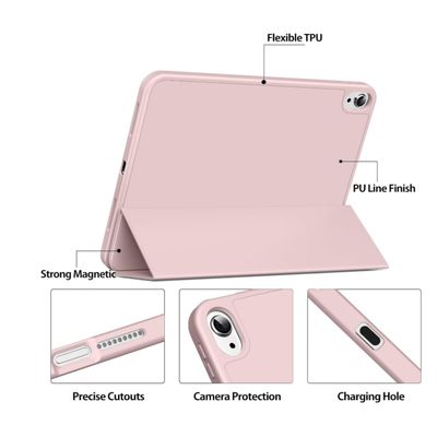 Imagen 2 del producto Carcasa Smart Cover Ranura Para iPad 10ma 10.9 Rosado