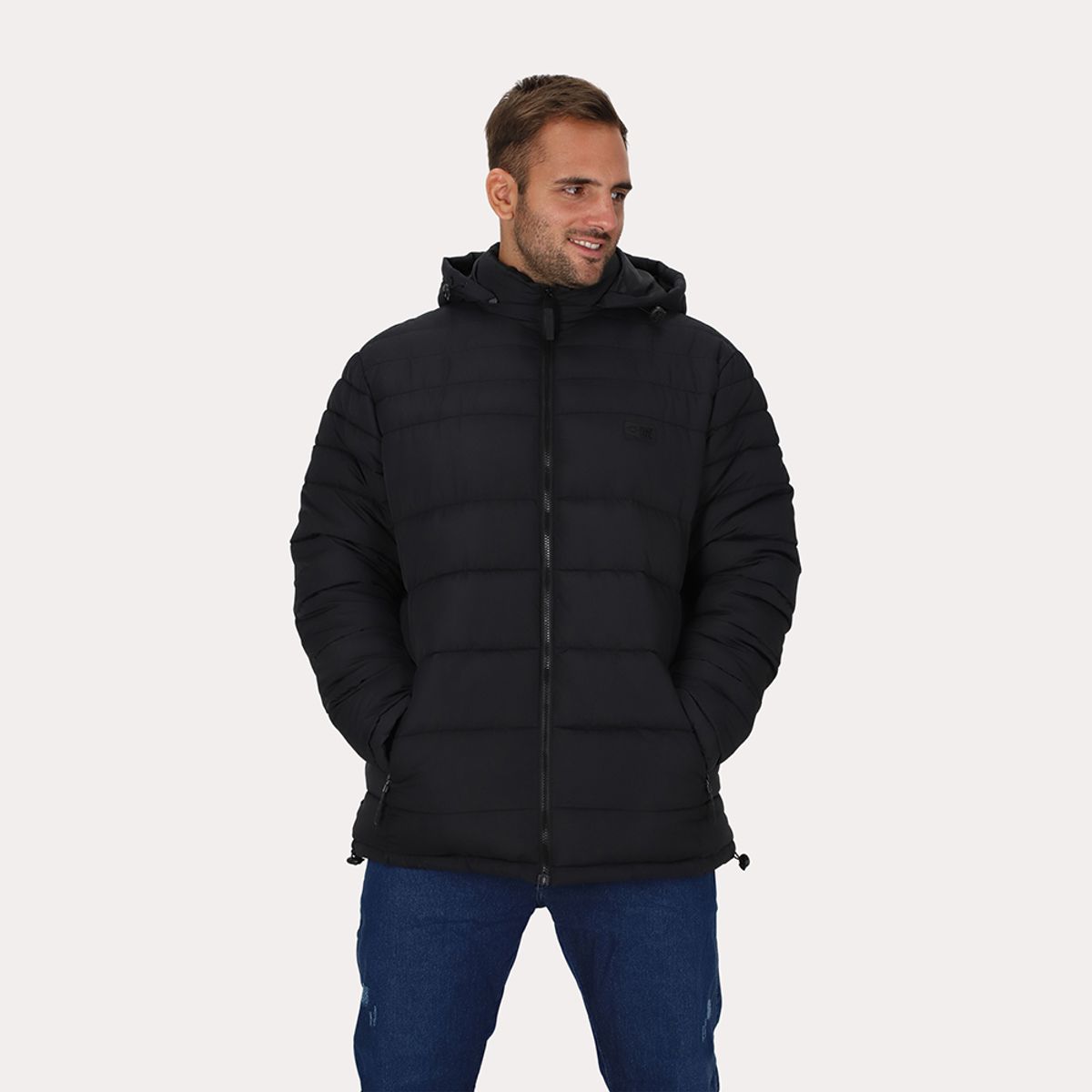 GANGSTER - Plus Parka Livo Negro Gangster