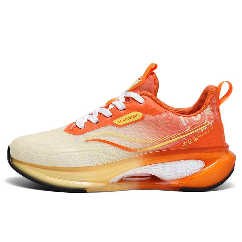 SHANDIAN - Zapatillas Running Hombre Naranja