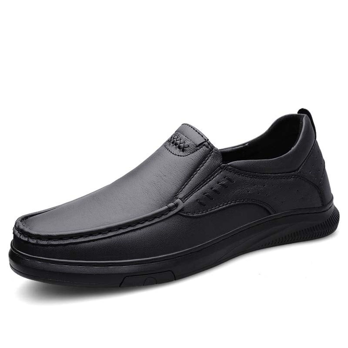 SHANDIAN - Zapato Formal Hombre Cuero Negro