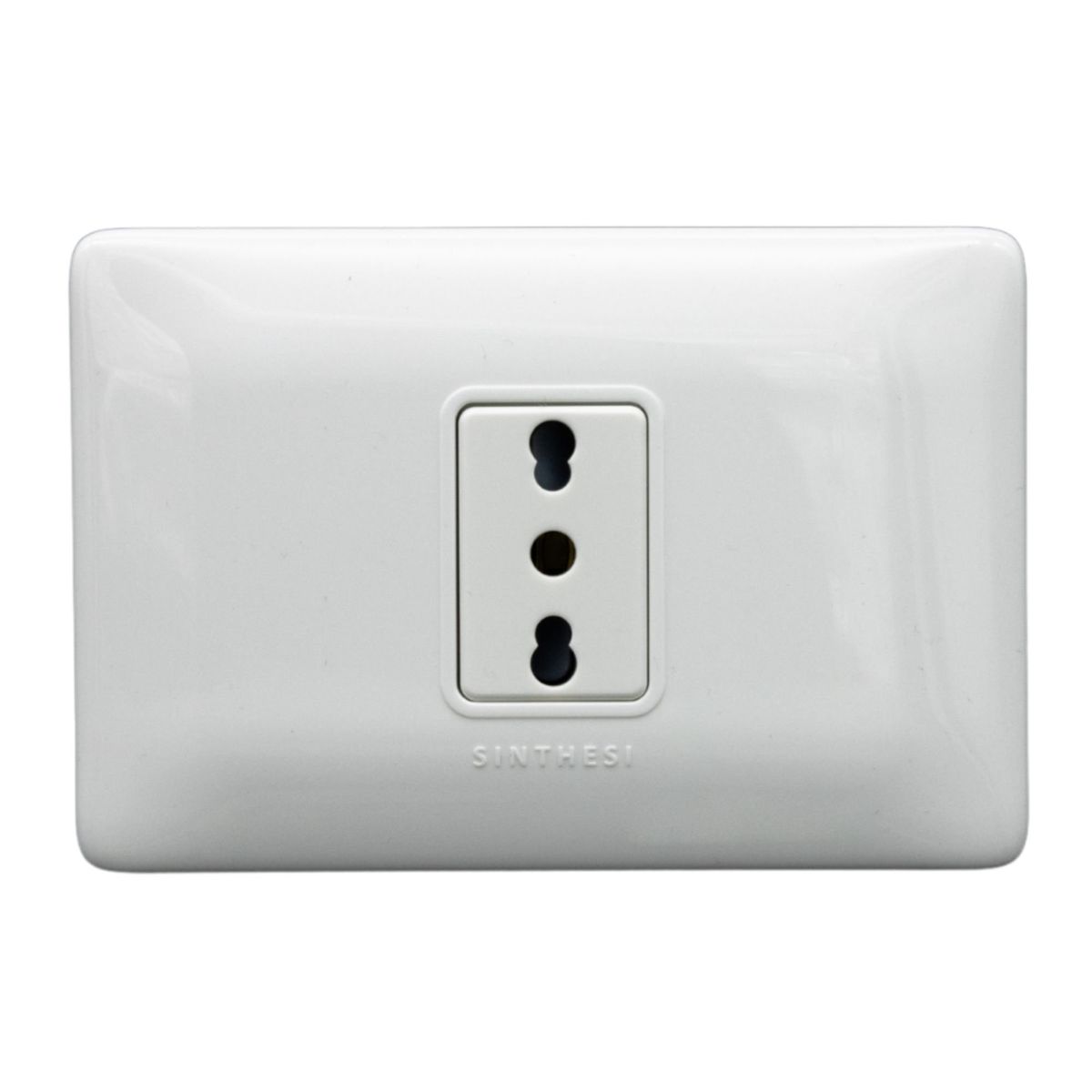 SINTHESI - Tomacorriente 16A simple armado Sinthesi s12 blanco